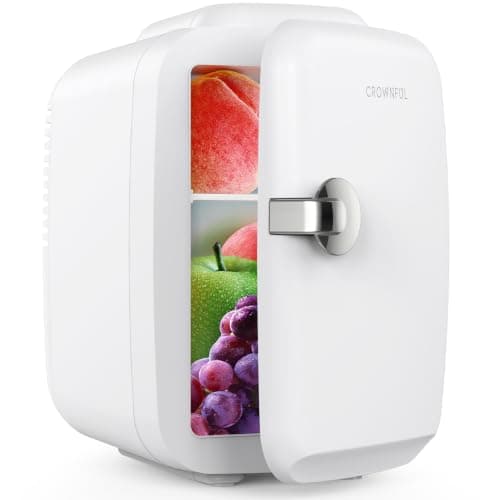 CROWNFUL 4-Liter Mini Fridge (CF-PC4LBLK)