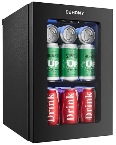 EUHOMY 24-Can Beverage Fridge (WC-6B)