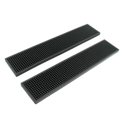 BARsics PVC Bar Rail Mat, 17.5 x 3.5 inch, 2-Pack (P06BK02)