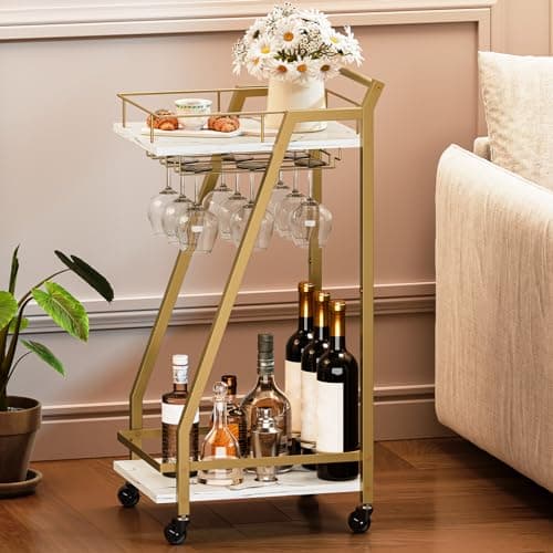 HOOBRO Gold Bar Cart (DM27TC01)