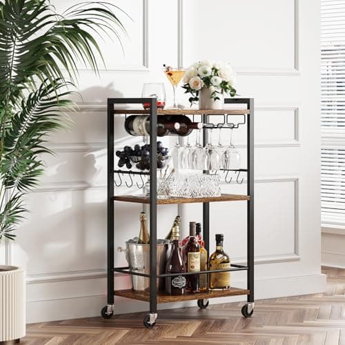 TUTOTAK 3-Tier Mini Bar Cart (BC01BB035)